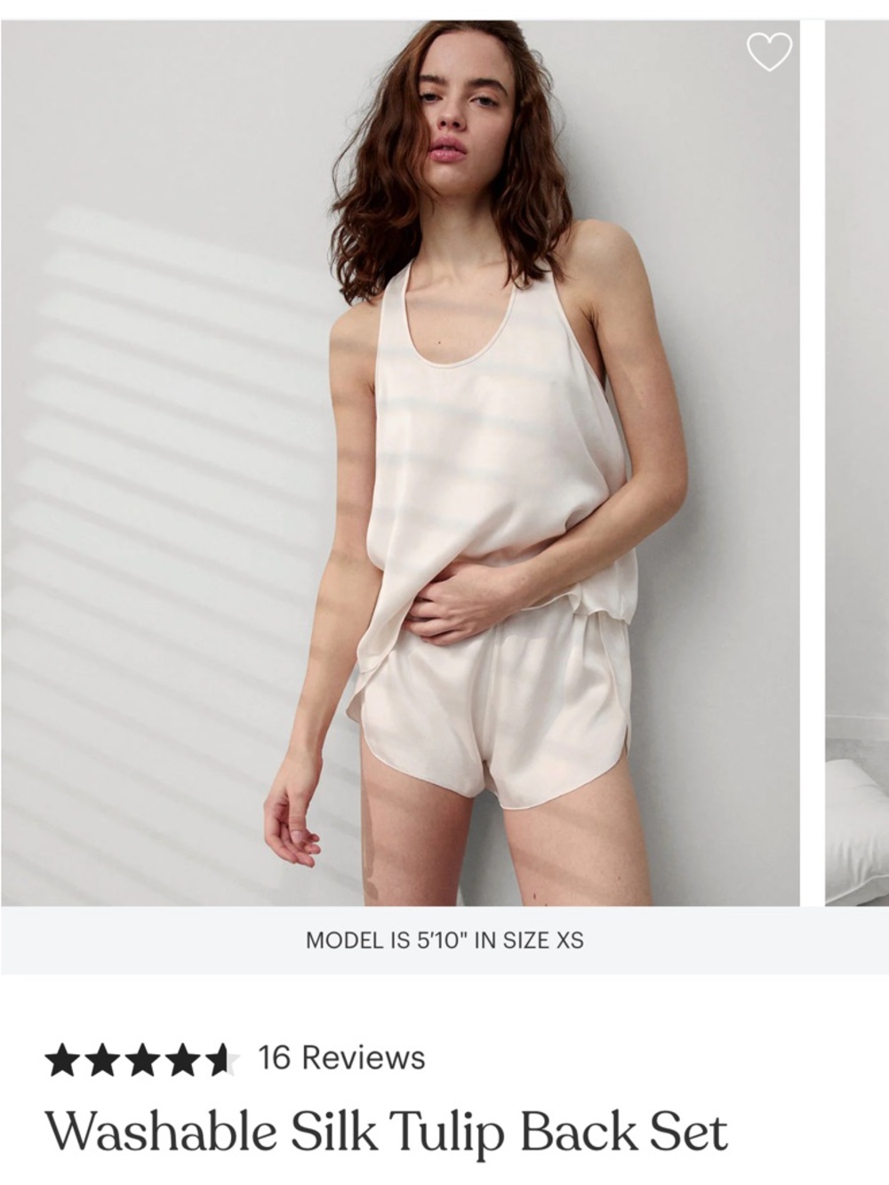 Lunya Silk Tulip Back Set